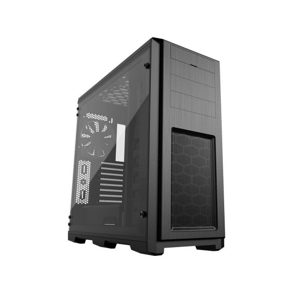 RGB Lighting Tempered Glass Computer Case - Black